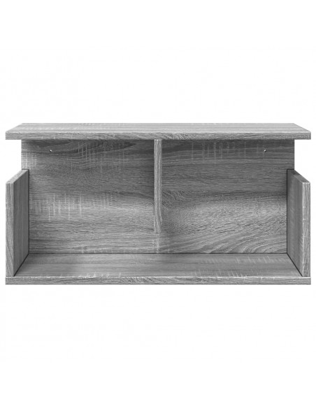 Mobile a Parete 60x20x30 cm Grigio Sonoma in Truciolato