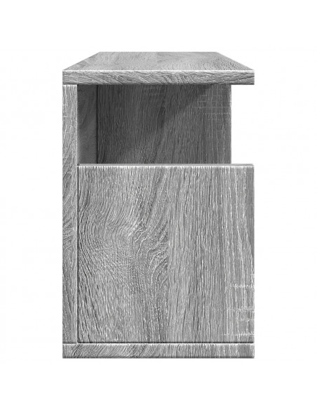 Mobile a Parete 60x20x30 cm Grigio Sonoma in Truciolato