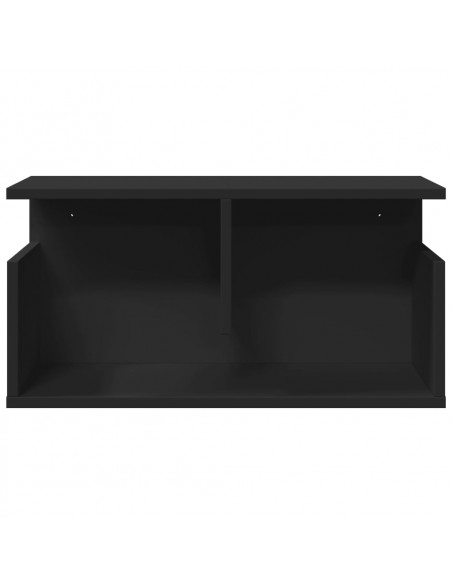 Mobile a Parete 60x20x30 cm Nero in Truciolato