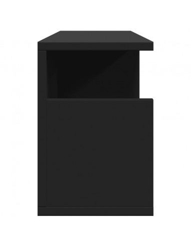 Mobile a Parete 60x20x30 cm Nero in Truciolato