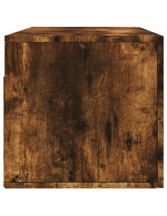 Mobile a Parete Rovere Fumo 100x36,5x35 cm in Legno Multistrato 2