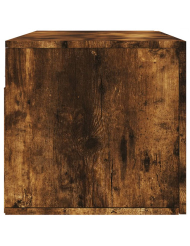 Mobile a Parete Rovere Fumo 100x36,5x35 cm in Legno Multistrato