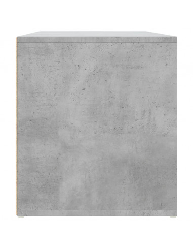Mobile Angolare Grigio Cemento 200x40x45 cm in Truciolato