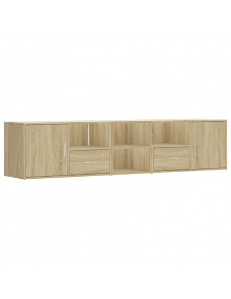 Mobile Angolare Rovere Sonoma 200x40x45 cm in Truciolato
