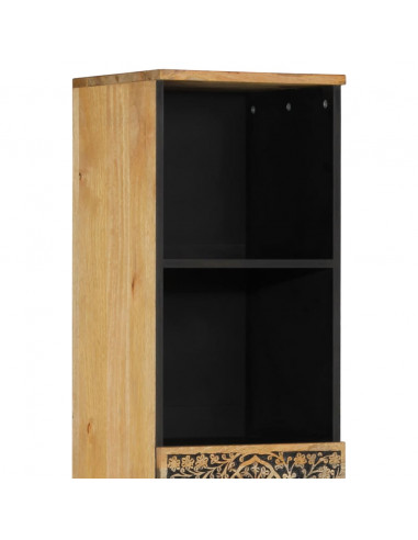 Mobile da Bagno 38x33x160 cm in Legno Massello di Mango