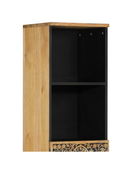 Mobile da Bagno 38x33x160 cm in Legno Massello di Mango
