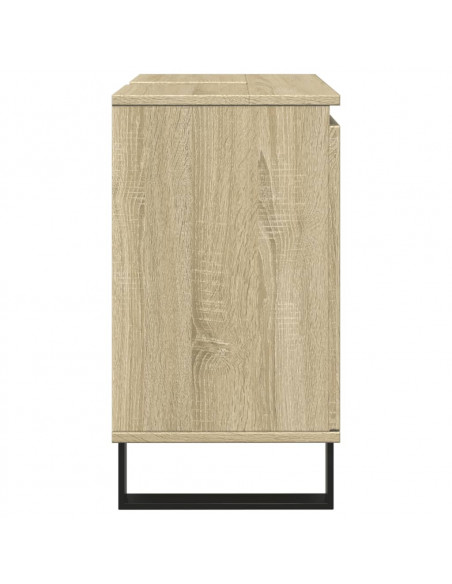 Mobile da Bagno Rovere Sonoma 58x33x60 cm in Legno Multistrato