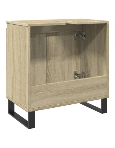 Mobile da Bagno Rovere Sonoma 58x33x60 cm in Legno Multistrato