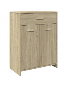 Mobile da Bagno Rovere Sonoma 60x33x80 cm in Legno Multistrato 2