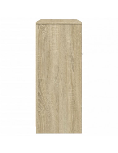 Mobile da Bagno Rovere Sonoma 60x33x80 cm in Legno Multistrato