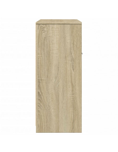 Mobile da Bagno Rovere Sonoma 60x33x80 cm in Legno Multistrato
