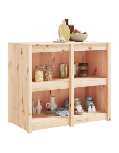 Mobile da Cucina da Esterno 106x55x92 cm Legno Massello di Pino