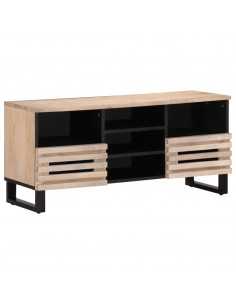 Mobile Porta TV 100x34x46 cm in Legno Massello di Mango 2