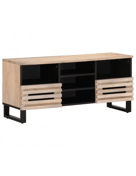 Mobile Porta TV 100x34x46 cm in Legno Massello di Mango