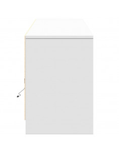 Mobile Porta TV con LED Bianco 180x34x50cm in Truciolato 2