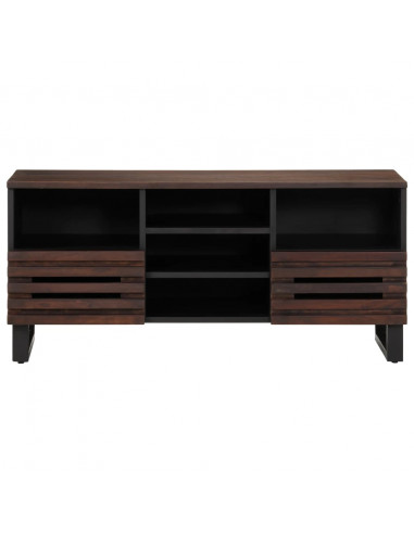 Mobile Porta TV Marrone 100x34x46 cm in Legno di Mango