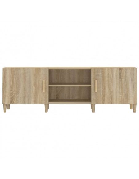 Mobile Porta TV Rovere Sonoma 150x30x50 cm Legno Multistrato