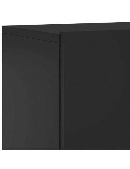 Mobili TV a Parete 2pz Neri 60x30x41 cm