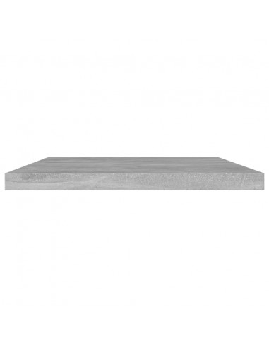 Ripiani per Libreria 4pz Grigio Cemento 60x10x1,5cm Multistrato