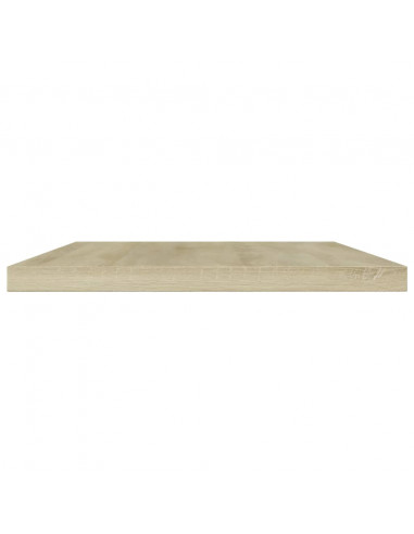 Ripiani per Libreria 4pz Rovere Sonoma 60x10x1,5cm Multistrato