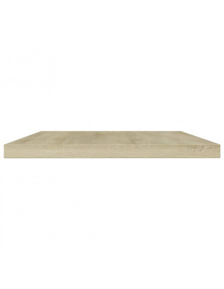 Ripiani per Libreria 4pz Rovere Sonoma 60x10x1,5cm Multistrato