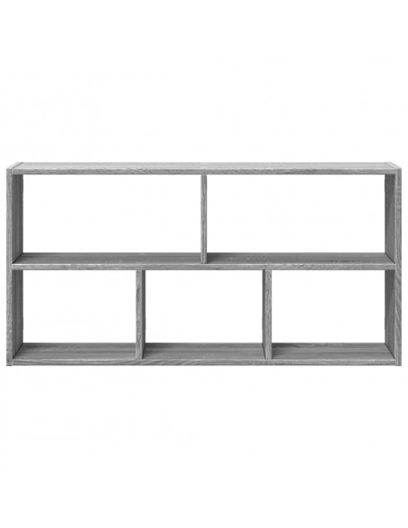 Scaffale a Muro Grigio Sonoma 100x25x50 cm in Legno Multistrato