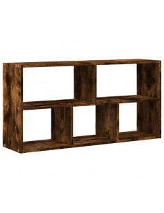 Scaffale a Muro Rovere Fumo 100x25x50 cm in Legno Multistrato 2