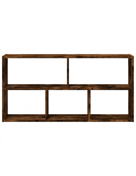 Scaffale a Muro Rovere Fumo 100x25x50 cm in Legno Multistrato