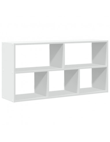 Scaffale a Parete Bianco 100x25x50 cm in Legno Multistrato