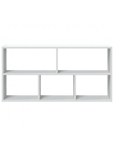 Scaffale a Parete Bianco 100x25x50 cm in Legno Multistrato