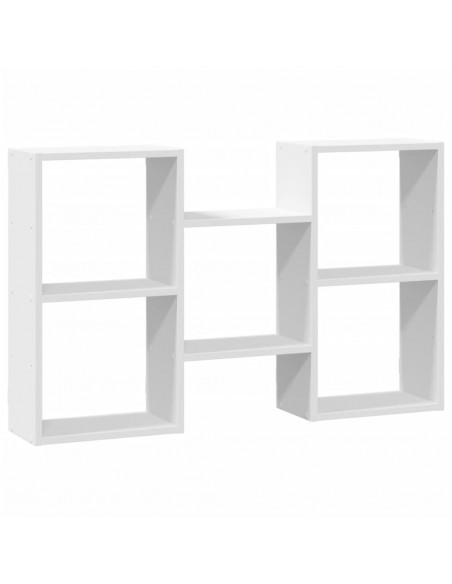 Scaffale a Parete Bianco 96x18x60 cm in Truciolato