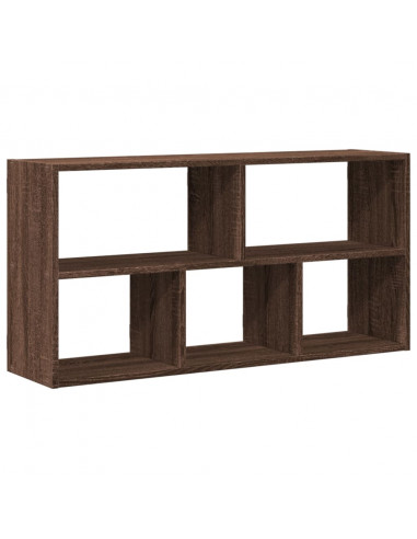 Scaffale a Parete Rovere Marrone 100x25x50 cm in Truciolato