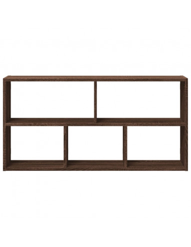 Scaffale a Parete Rovere Marrone 100x25x50 cm in Truciolato