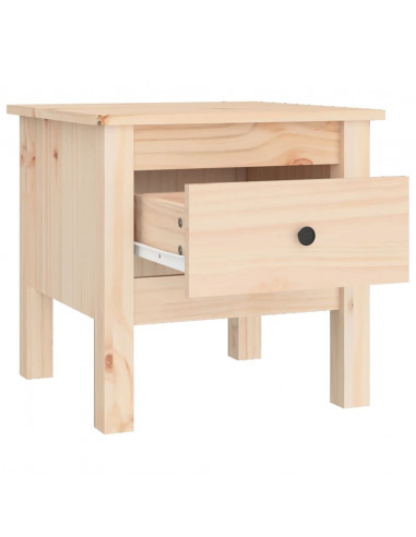 Tavolini 2 pz 40x40x39 cm Legno Massello di Pino