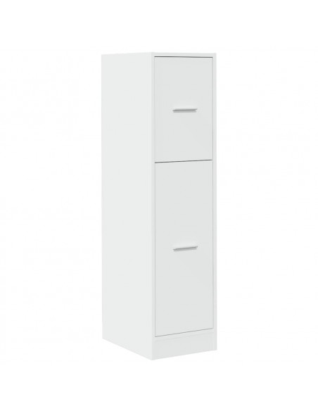 Armadietto da Farmacia Bianco 30x41x118 cm in Truciolato