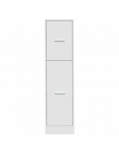 Armadietto da Farmacia Bianco 30x41x118 cm in Truciolato