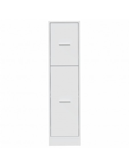 Armadietto da Farmacia Bianco 30x41x118 cm in Truciolato