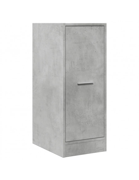 Armadietto da Farmacia Grigio Cemento 30x41x77,5 cm Truciolato