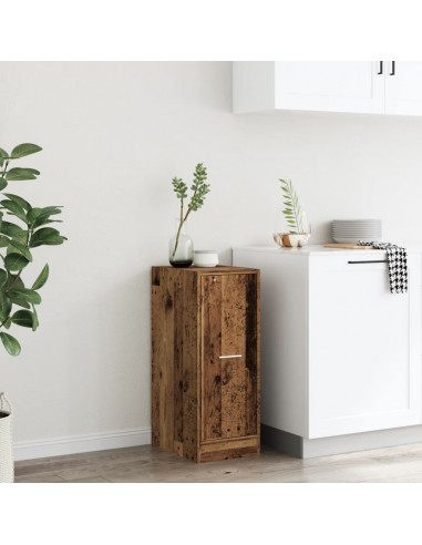 Armadietto da Farmacia Legno Vecchio 30x41x77,5cm in Truciolato