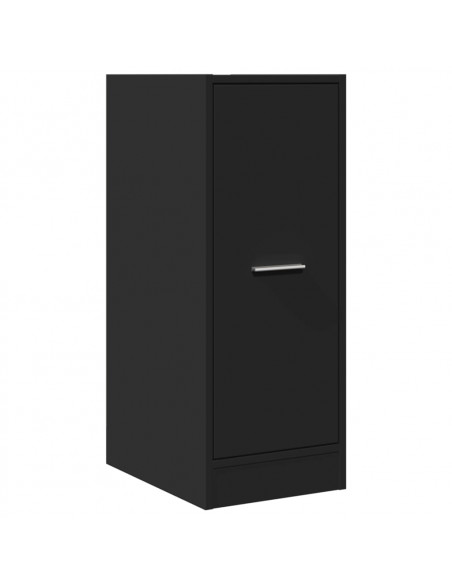 Armadietto da Farmacia Nero 30x41x77,5 cm in Truciolato