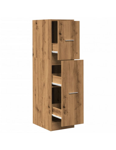 Armadietto da Farmacia Rovere 30x41x118 cm in Truciolato