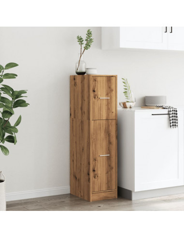 Armadietto da Farmacia Rovere 30x41x118 cm in Truciolato