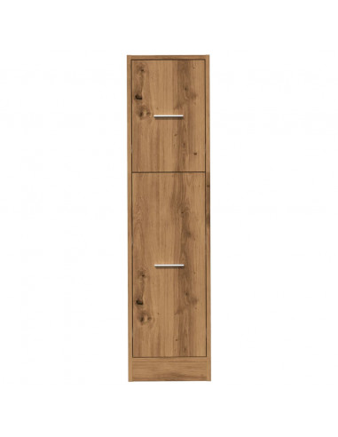 Armadietto da Farmacia Rovere 30x41x118 cm in Truciolato