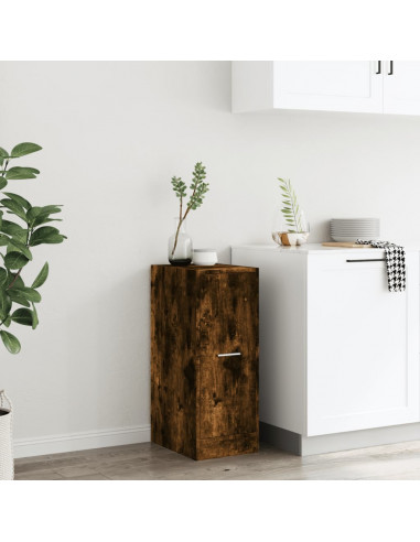 Armadietto da Farmacia Rovere Fumo 30x41x77,5 cm in Truciolato