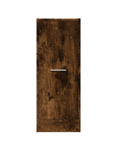 Armadietto da Farmacia Rovere Fumo 30x41x77,5 cm in Truciolato