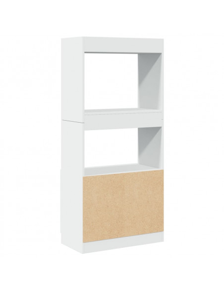 Credenza Bianca 63x33x140 cm in Truciolato