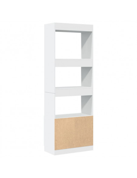 Credenza Bianca 63x33x180 cm in Truciolato