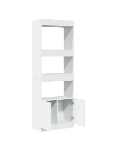 Credenza Bianca 63x33x180 cm in Truciolato