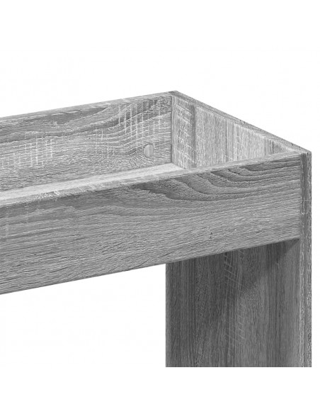 Credenza Grigio Sonoma 63x33x140 cm in Truciolato