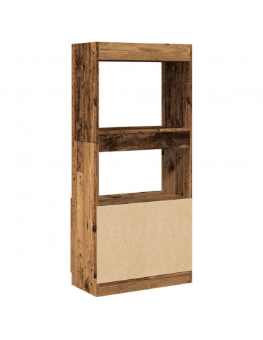 Credenza Legno Antico 63x33x140 cm in Truciolato